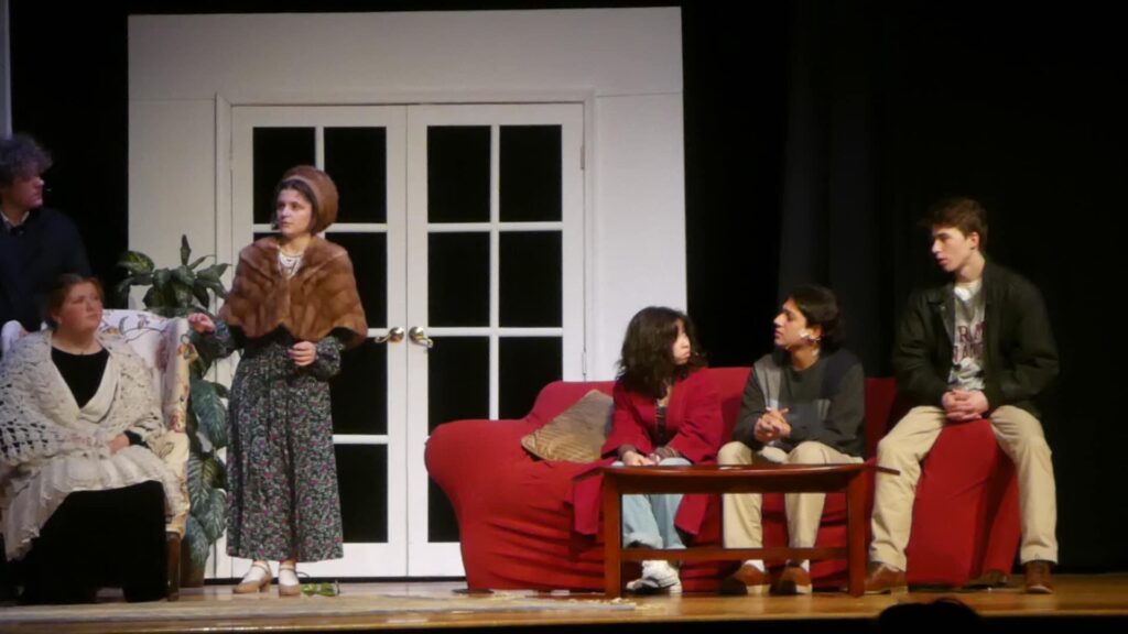 image from God's Favorite performed by Bethlehem Catholic High School's Theater Group