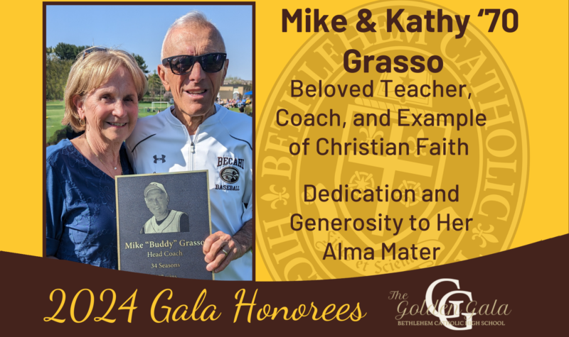 mage of Kathy and Mike Grasso, the Golden Gala 2024 Honorees