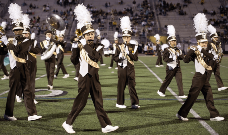 Bethlehem Catholic Marching Band during their field show