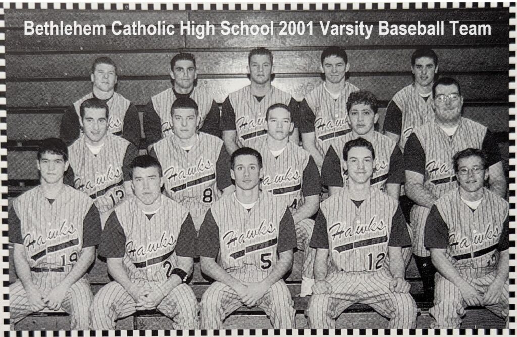 Bethlehem Catholic High School 2001 Varsity Baseball Team