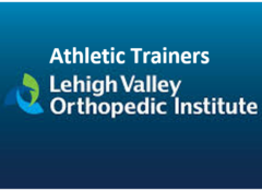 image of Lehigh Valley Orthopedic Institute logo with Athletic Trainers above.
